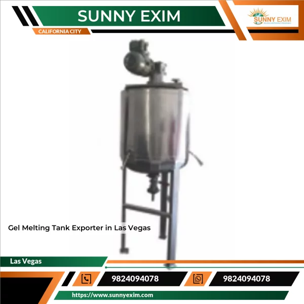 Industrial Gel Melting Tank Used In Manufacturing Processes