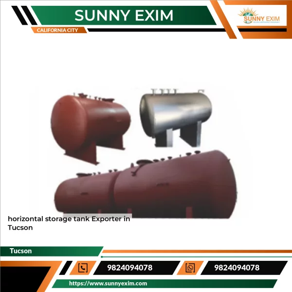 Horizontal Storage Tank Made Of Steel For Industrial Use