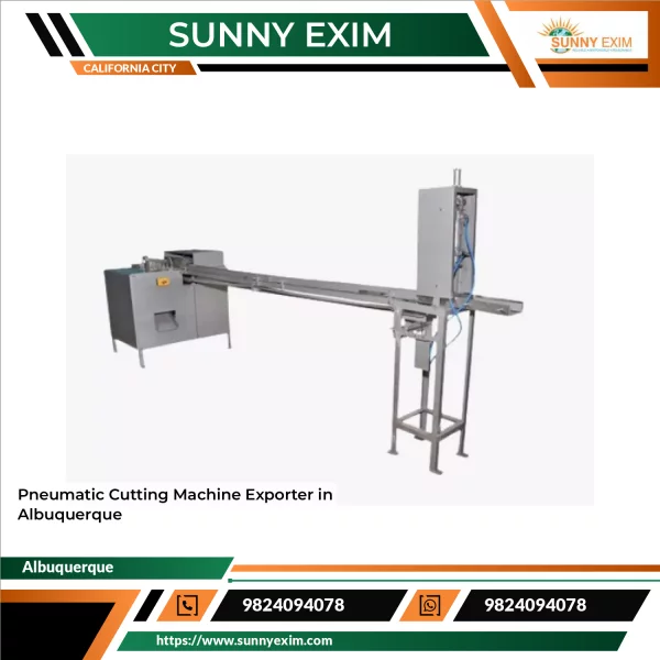 Pneumatic Cutting Machine Used In Industrial Workshop