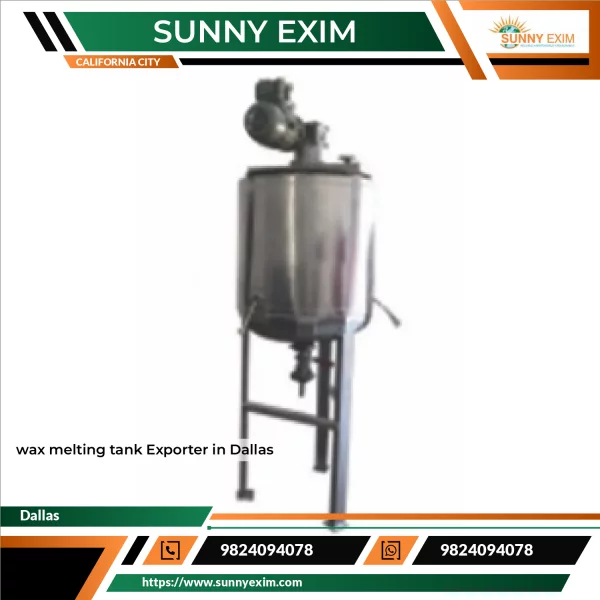 Industrial Wax Melting Tank With Jacketed Heating System