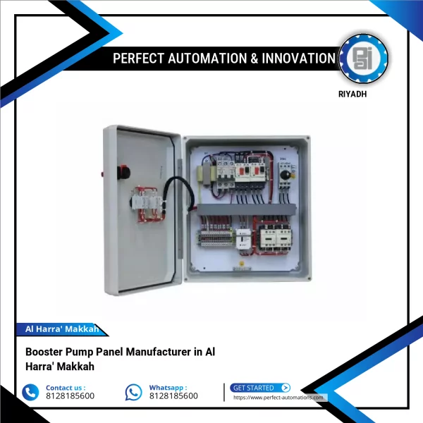 Booster Pump Panel With Electrical Components Installed