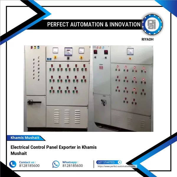 Electrical Control Panel Unit With Wiring And Switches