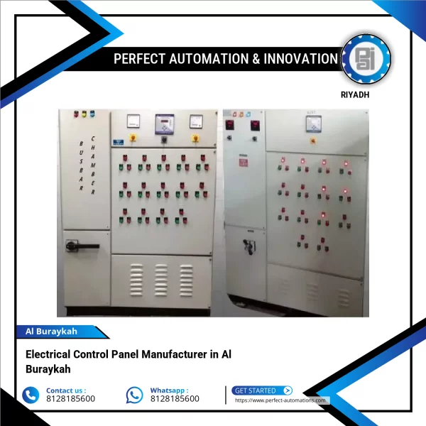 Electrical Control Panel Showing Switches And Wiring Inside Industrial Enclosure