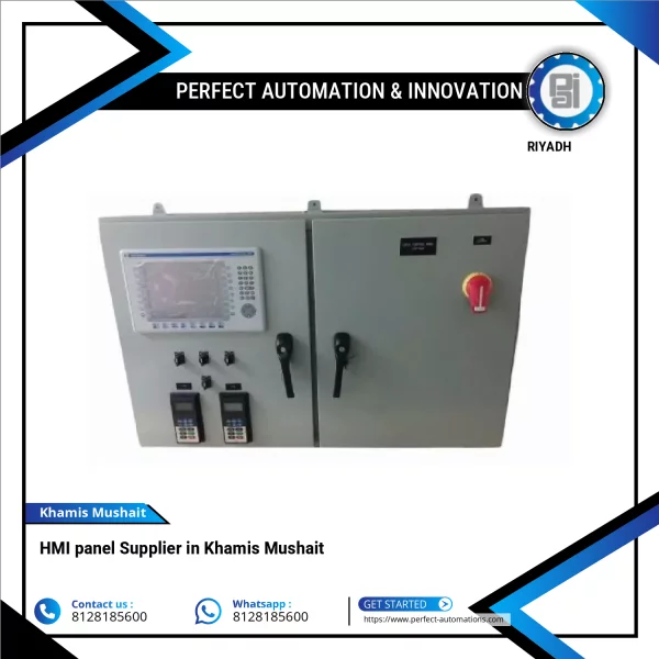 Human Machine Interface Panel Installed In An Industrial Setting