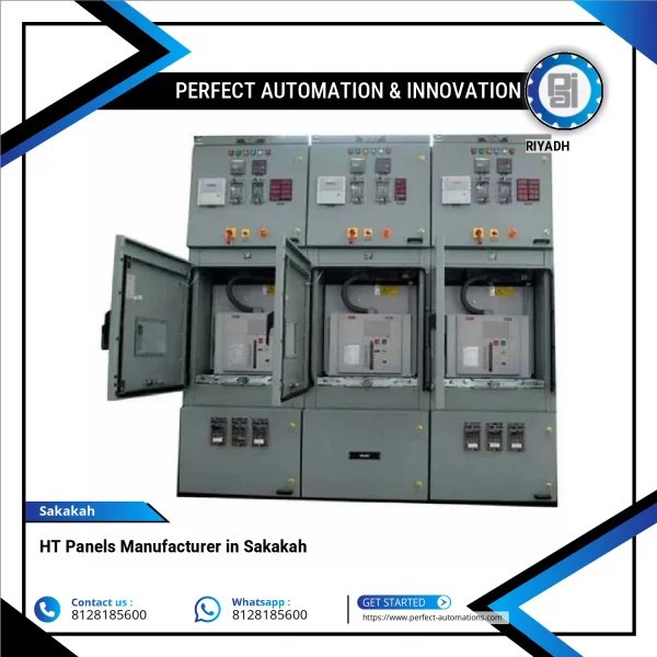 High Voltage Electrical Panel Installed At An Industrial Site