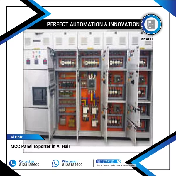 Motor Control Center Panel Installed At An Industrial Site