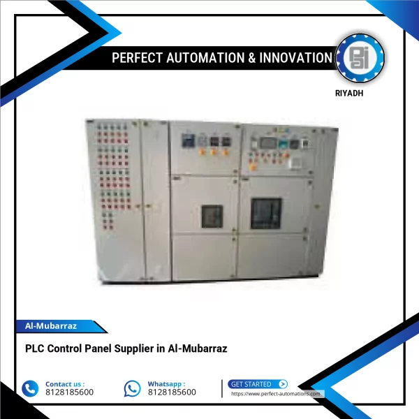 PLC Control Panel Installed In An Industrial Setting