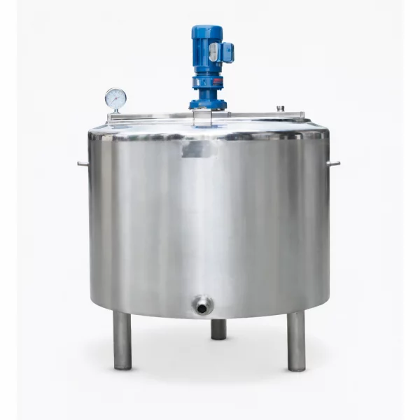 Stainless Steel Milk Heating Tank Used In Dairy Processing Plant