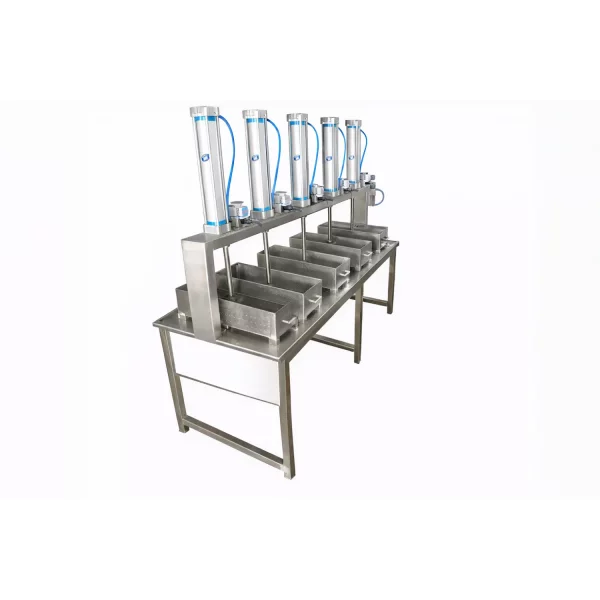 Paneer Processing Machine Made Of Stainless Steel Installed In A Dairy Plant