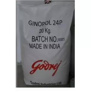 Close-up Of White SLS Powder Used In Detergent Production