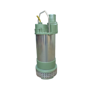 Industrial Dewatering Pump Operating In Muddy Water