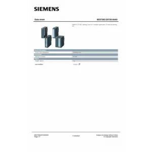 SIMATIC S7-300 Labeling Cover For F Modules
