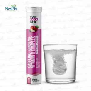 CAFFEINE GINSENG WITH VITAMIN B COMPLEX EFFERVESCENT TABLETS