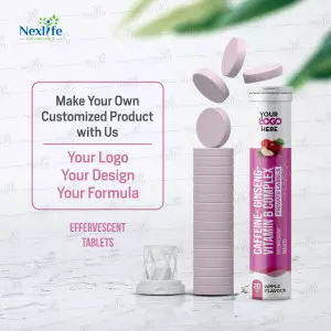 CAFFEINE GINSENG WITH VITAMIN B COMPLEX EFFERVESCENT TABLETS