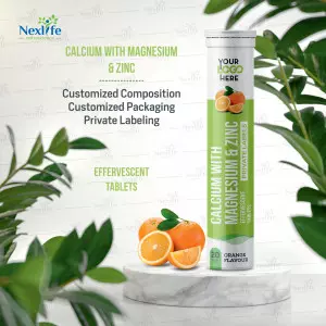 Calcium Magnesium & Zinc Effervescent Tablets