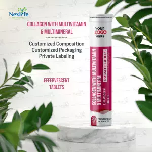 Collagen With Multivitamins & Multiminerals Effervescent Tablets