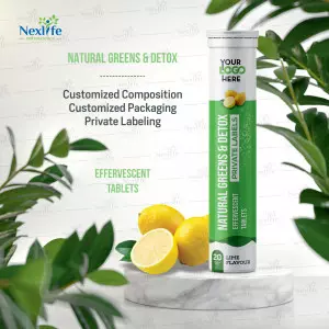 Detox Greens Effervescent Tablets