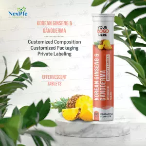 Korean Ginseng & Ganoderma Effervescent Tablets