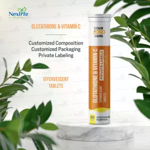 Glutathione & Vitamin C Effervescent Tablets