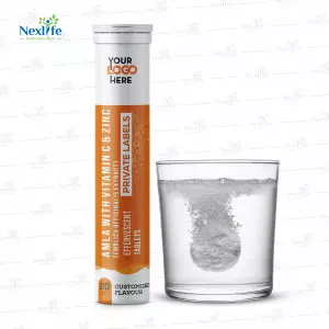 Natural Vitamin C & Zinc Effervescent Tablets