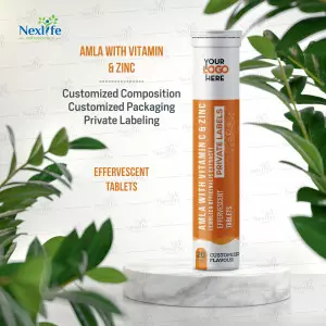 Natural Vitamin C & Zinc Effervescent Tablets