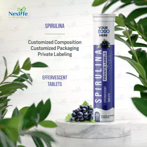 Spirulina Effervescent Tablets