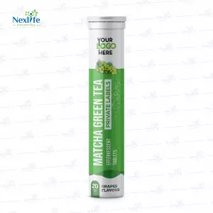 Matcha Green Tea Effervescent Tablet Product