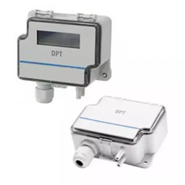 Differential Pressure Transmitter Showing Dual Pressure Inputs With Digital Display