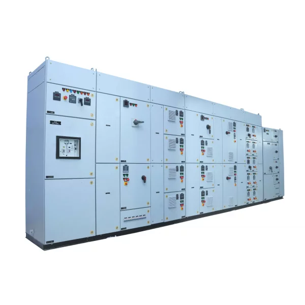 MCC Panel Electrical Control System Installed In Industrial Setting