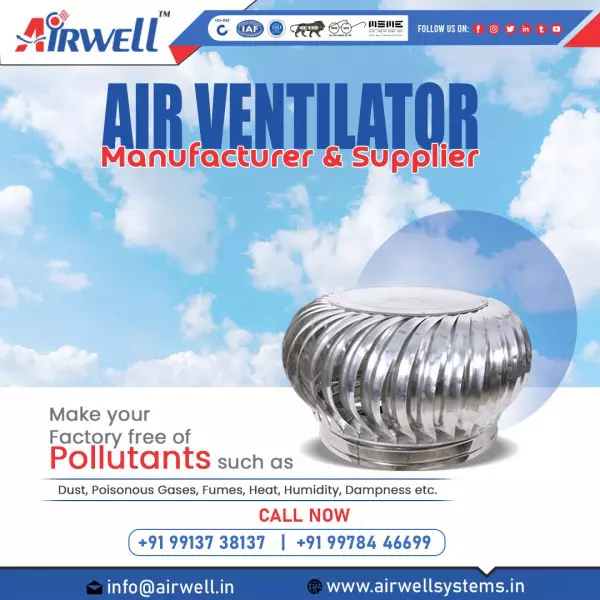 Roof Air Ventilator Supplier In Rajnandgaon, Chhattisgarh