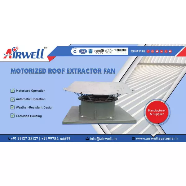 Roof Extractor Fan Manufacturer, Supplier And Dealer In Mundra, Kutch