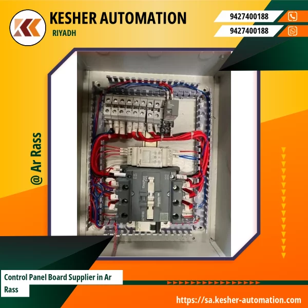 Control Panel Board Installed Inside An Industrial Facility