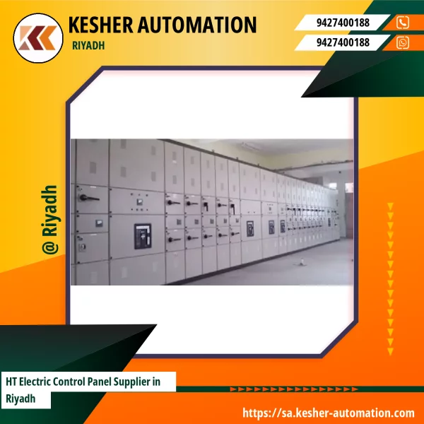 High Tension Electric Control Panel Installed In Industrial Setting