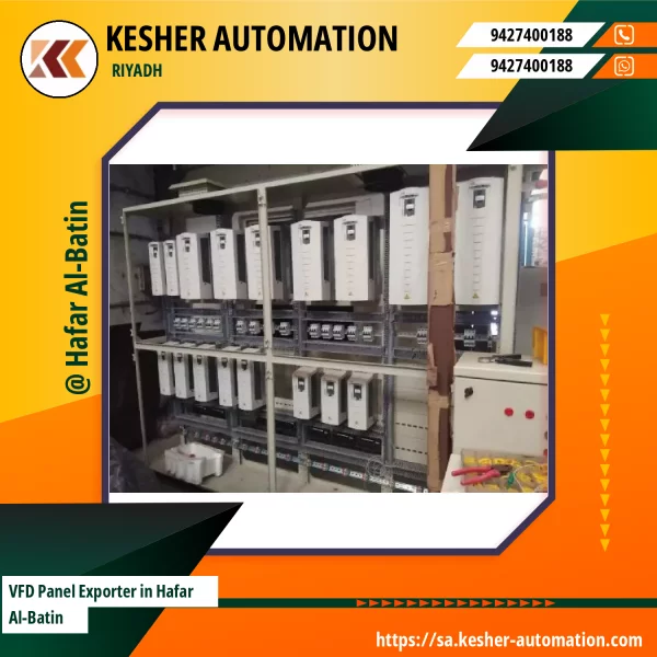 Industrial Variable Frequency Drive Panel Showing Wiring And Control Modules