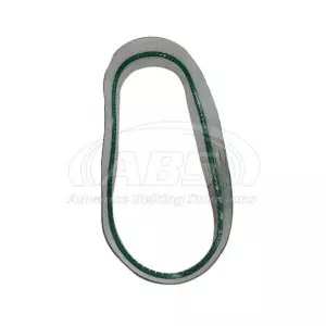 Green PVC Guide Profile Conveyor Belt