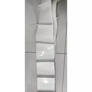 White PVC Cleated Conveyor Belt