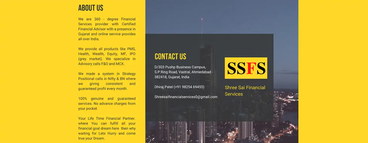 Shree Sai Financial Services (SSFS)