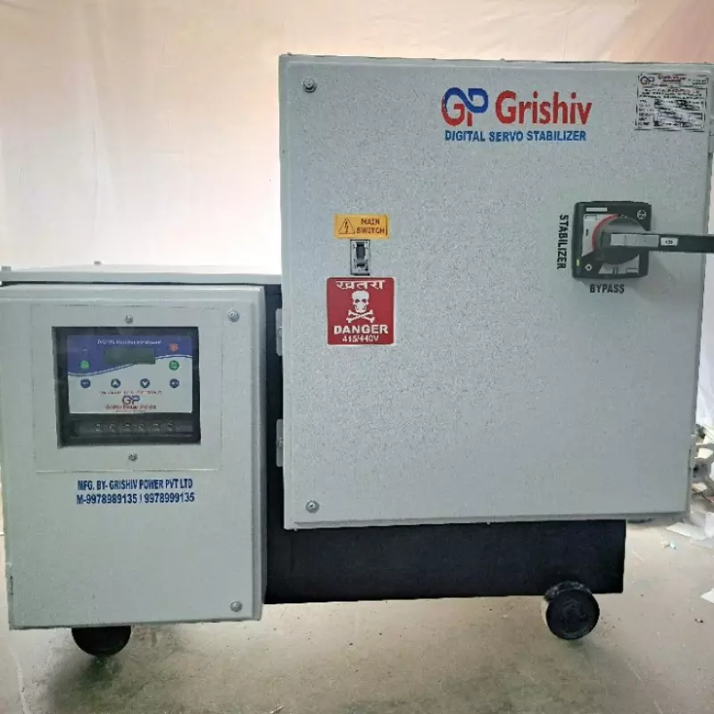 Oil Cooled Stabilizer Manufacturer In Ahmedabad Gujarat GRISHIV POWER PVT LTD