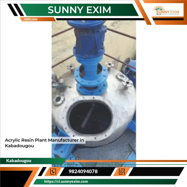 Acrylic Resin Manufacturing Equipment In Industrial Setup