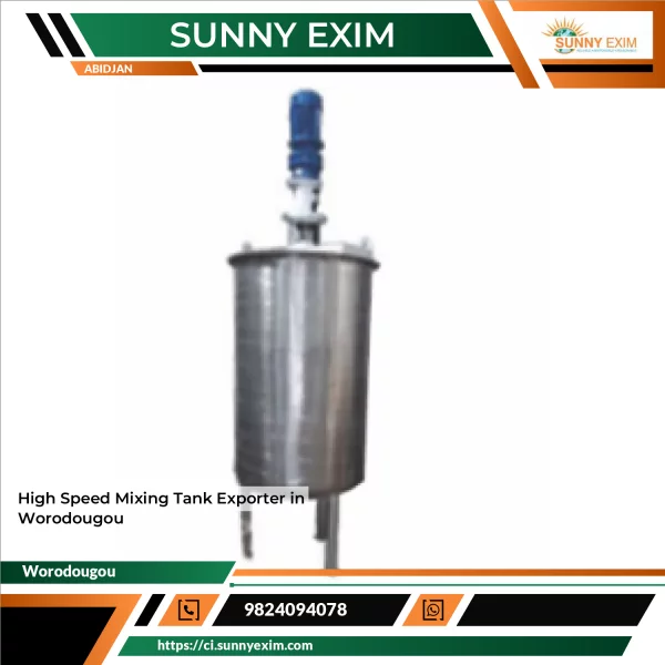 High Speed Mixing Tank Used In Industrial Manufacturing