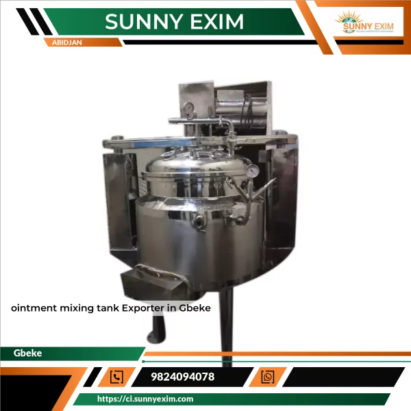 Stainless Steel Ointment Mixing Tank With Agitator Used In Pharmaceutical Manufacturing