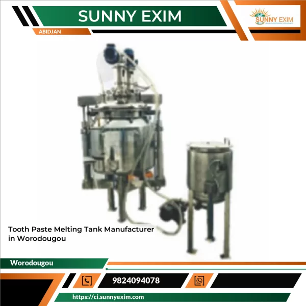 Tooth Paste Melting Tank Made Of Stainless Steel With Heating System