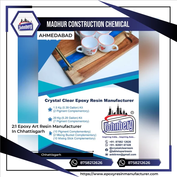 2:1 Epoxy Art Resin Manufacturer In Chhattisgarh