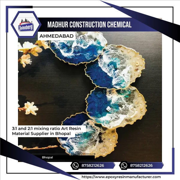 3:1 And 2:1 Mixing Ratio Art Resin Material Supplier In Bhopal