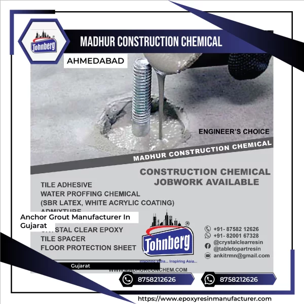 Anchor Grout Manufacturer In Gujarat
