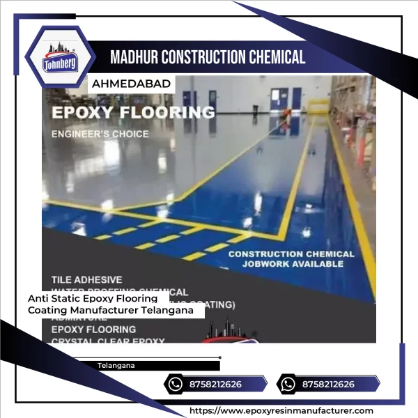 Anti Static Epoxy Flooring Coating Manufacturer Telangana