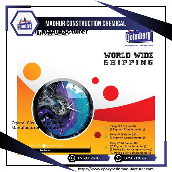 Crystal Clear Epoxy Resin Manufacturer In Indore