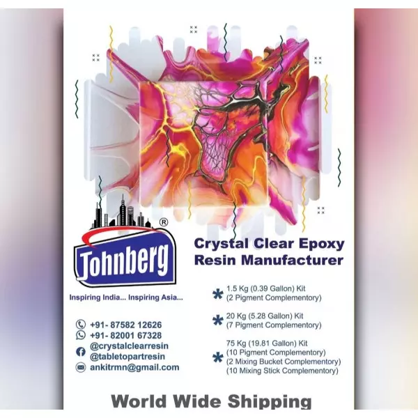 Crystal Clear Epoxy Resin Manufacturers In Telangana