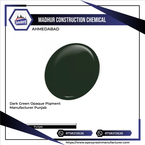 Dark Green Opaque Pigment Manufacturer Punjab