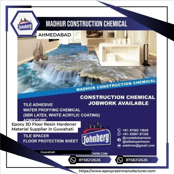 Epoxy 3D Floor Resin Hardener Material Supplier In Guwahati